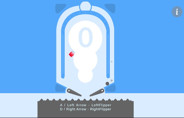 Player controlling flippers in Pinball Master arcade game